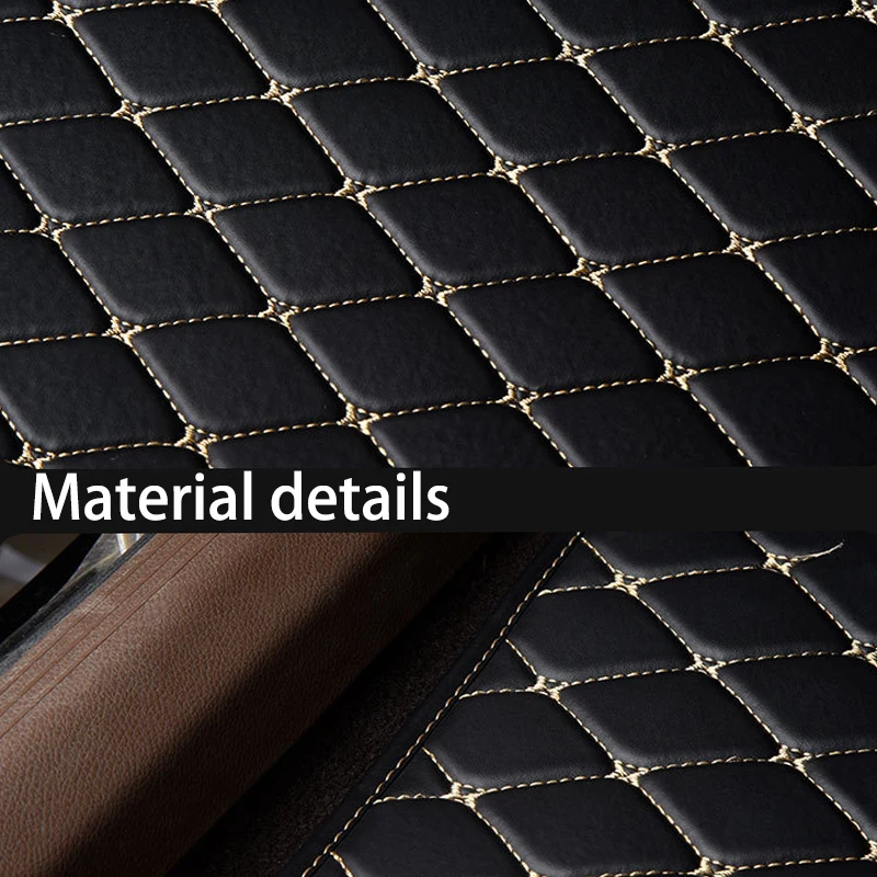 Alfombrillas universales de cuero PU impermeables para coche - imagen 5