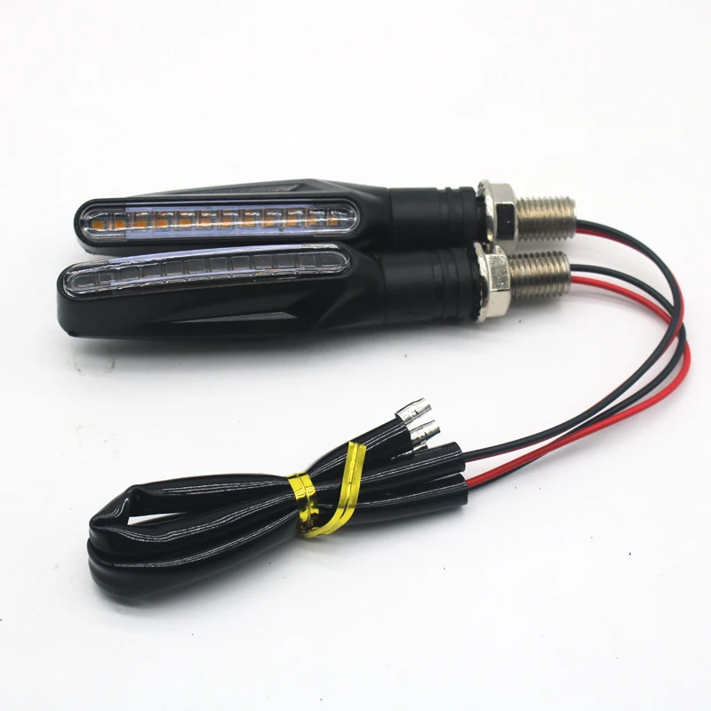 Intermitente LED universal para moto ámbar 12 V IP68 - imagen 2