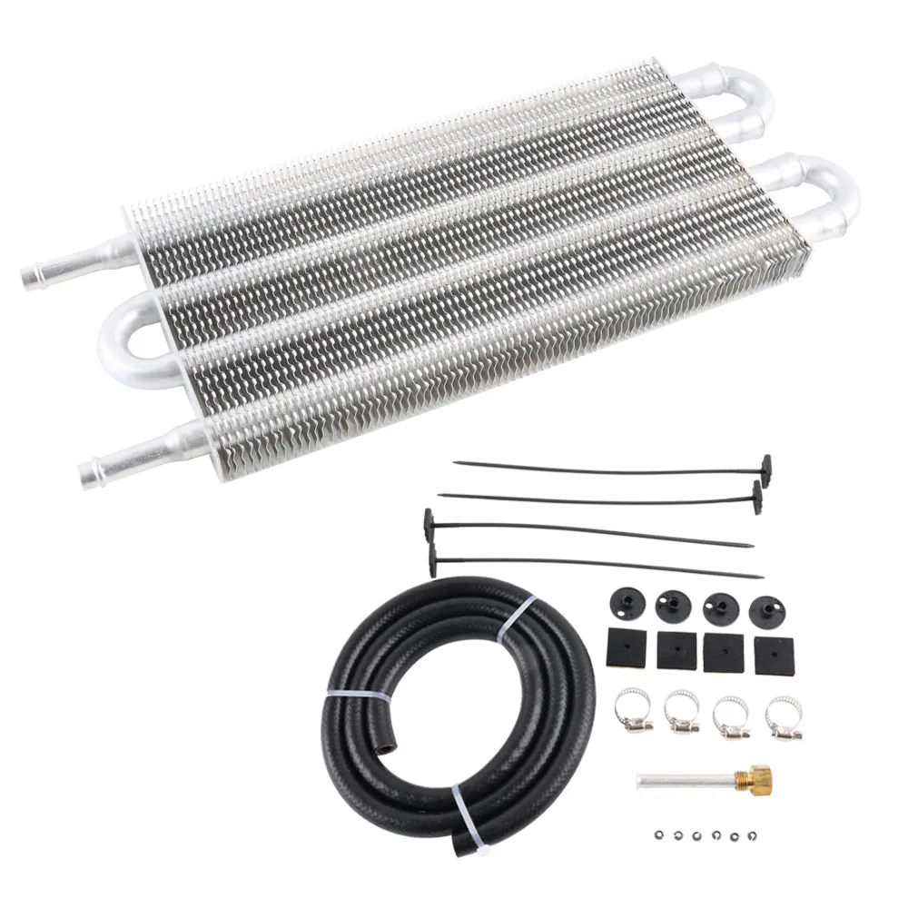 Kit radiador de aceite universal de aluminio para motor y transmisión - imagen 2