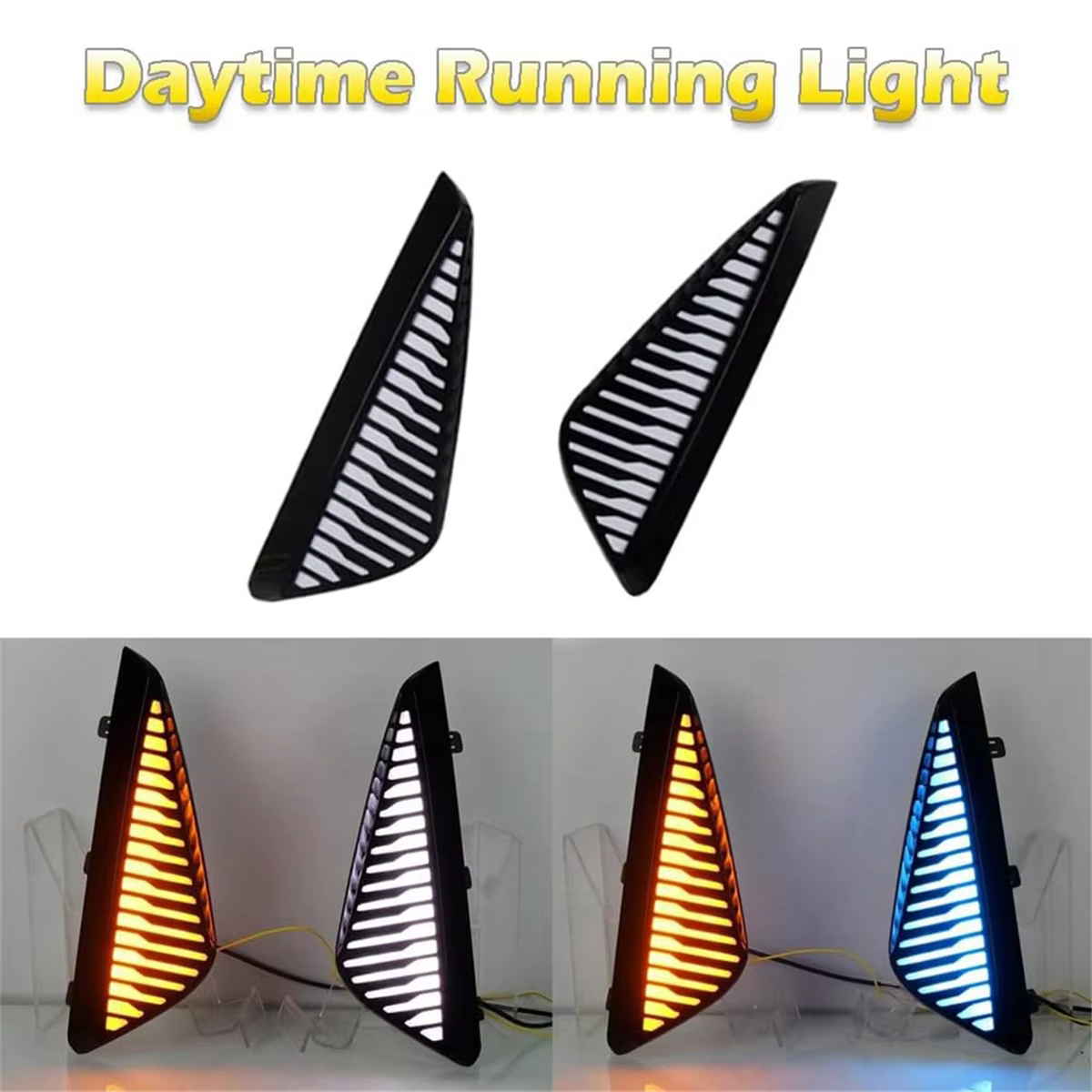 Luces diurnas LED con intermitente y antiniebla para Nissan
