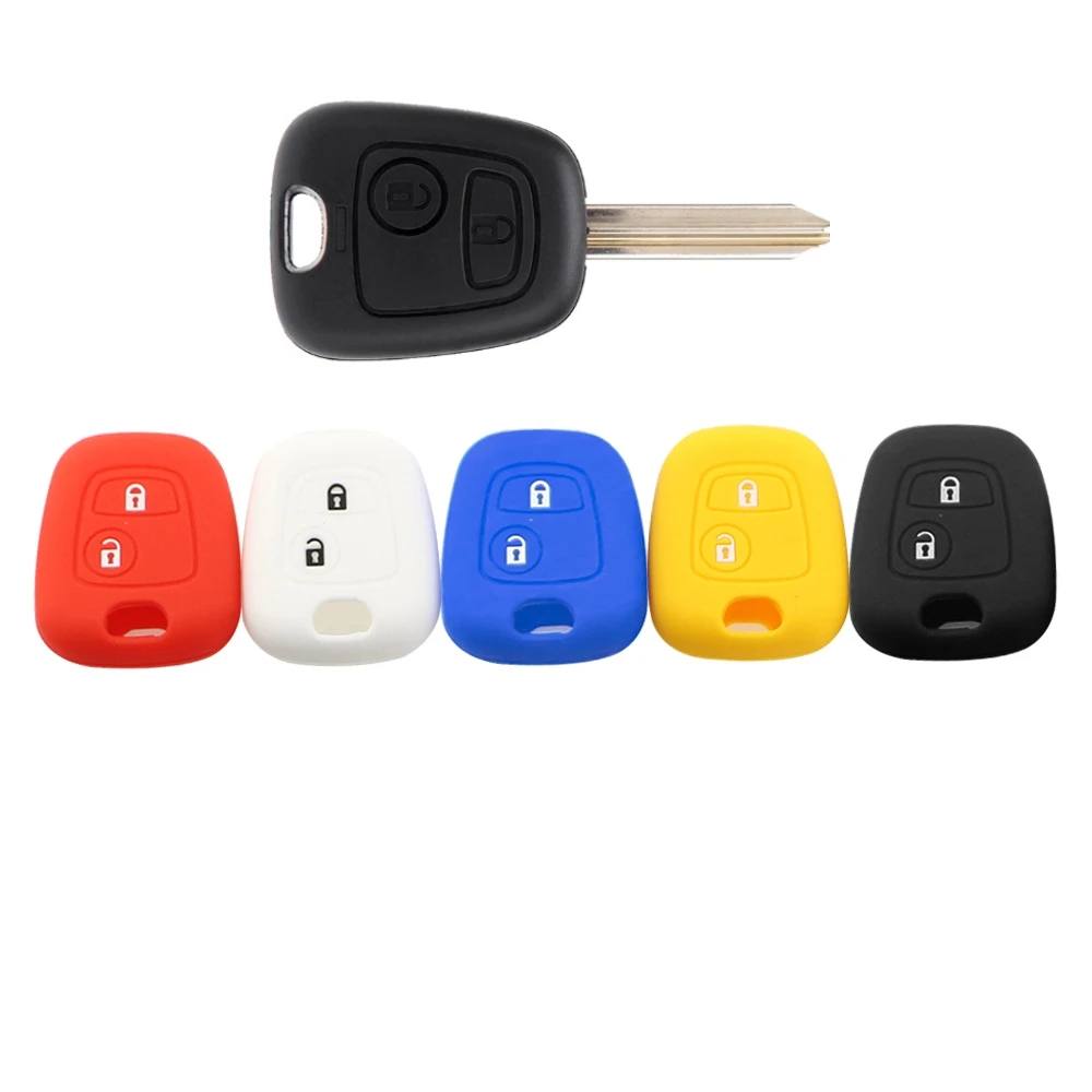Funda llave mando silicona compatible Peugeot 107/206 Toyota Aygo