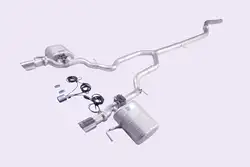 Escape cat-back deportivo de acero inoxidable 304 para Jaguar F-Pace 2016-2023