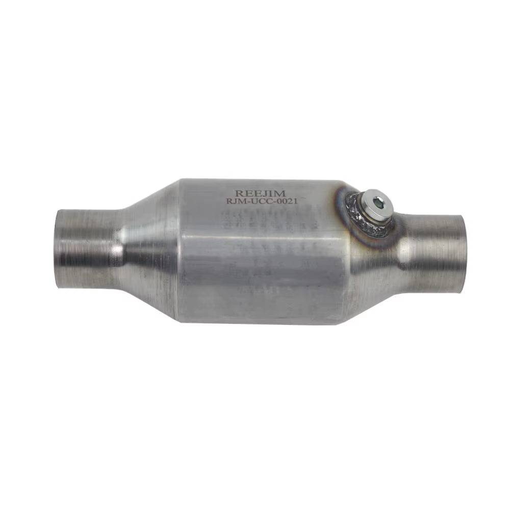 Catalizador universal alto flujo Euro 4 2,5 pulgadas con toma O2