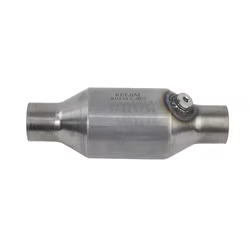 Catalizador universal alto flujo Euro 4 2,5 pulgadas con toma O2