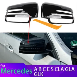 Cubierta de espejo retrovisor de fibra de carbono para Mercedes-Benz