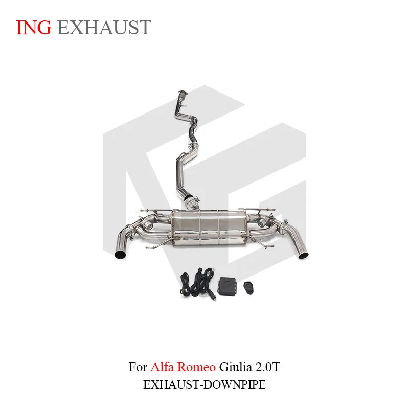 Escape Catback deportivo Alfa Romeo Giulia 2.0 T – Acero inoxidable
