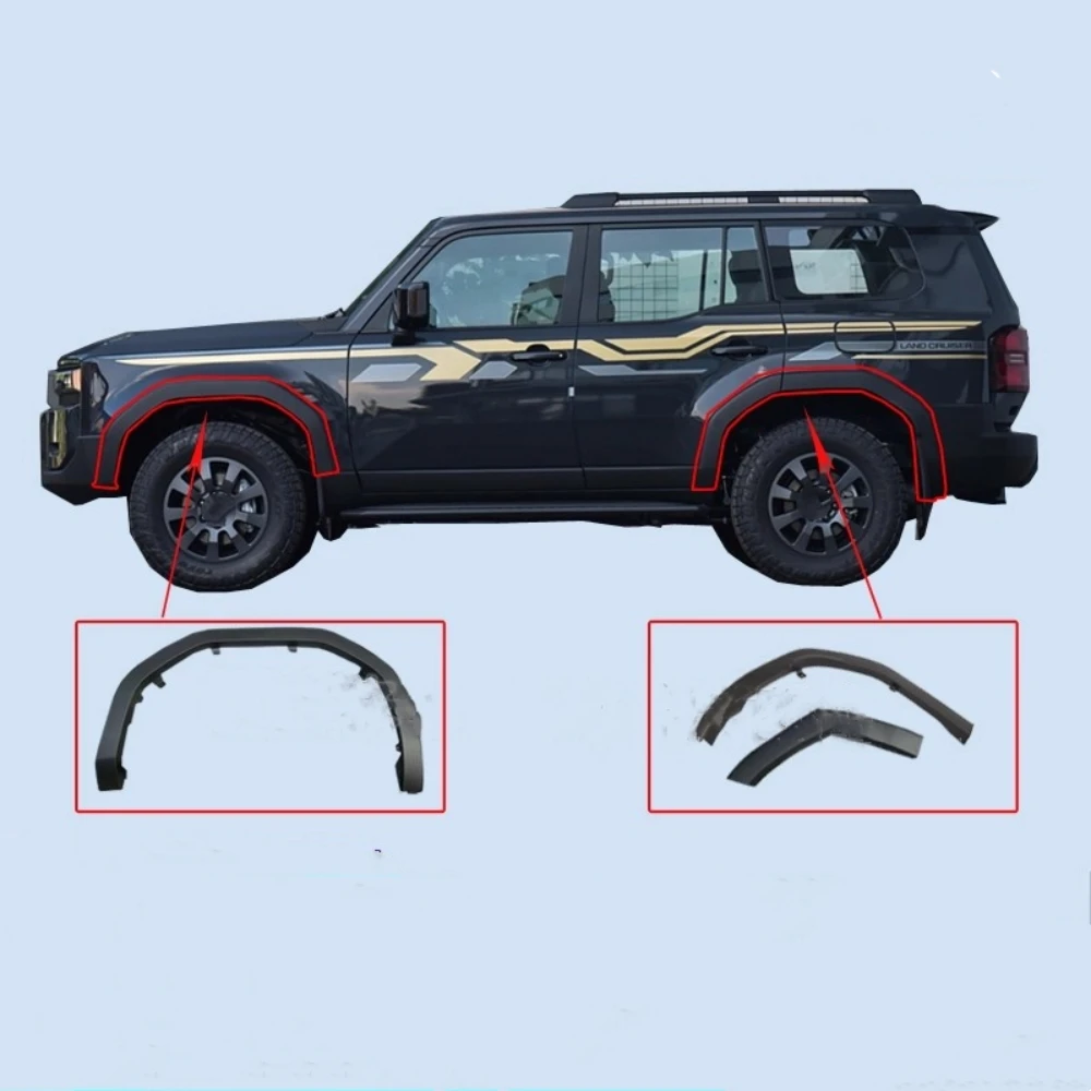 Guardabarros ampliados Toyota Prado LC250 – accesorio de tuning