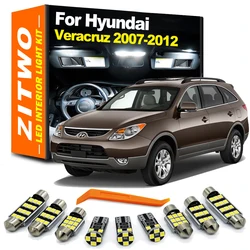 ZITWO Bombillas LED interiores CANBUS para Hyundai Veracruz 2007-2012