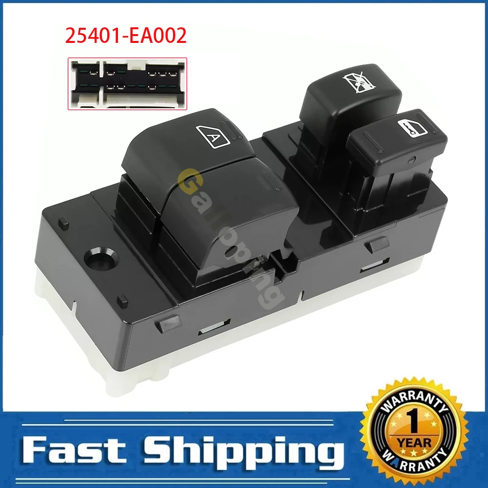 Nissan 25401-EA002 interruptor elevalunas Frontier 2005-2007