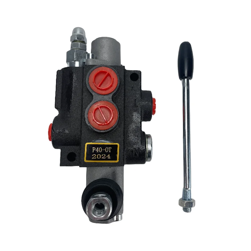 Válvula distribuidora hidráulica P40, 40 l/min con control de caudal - imagen 4