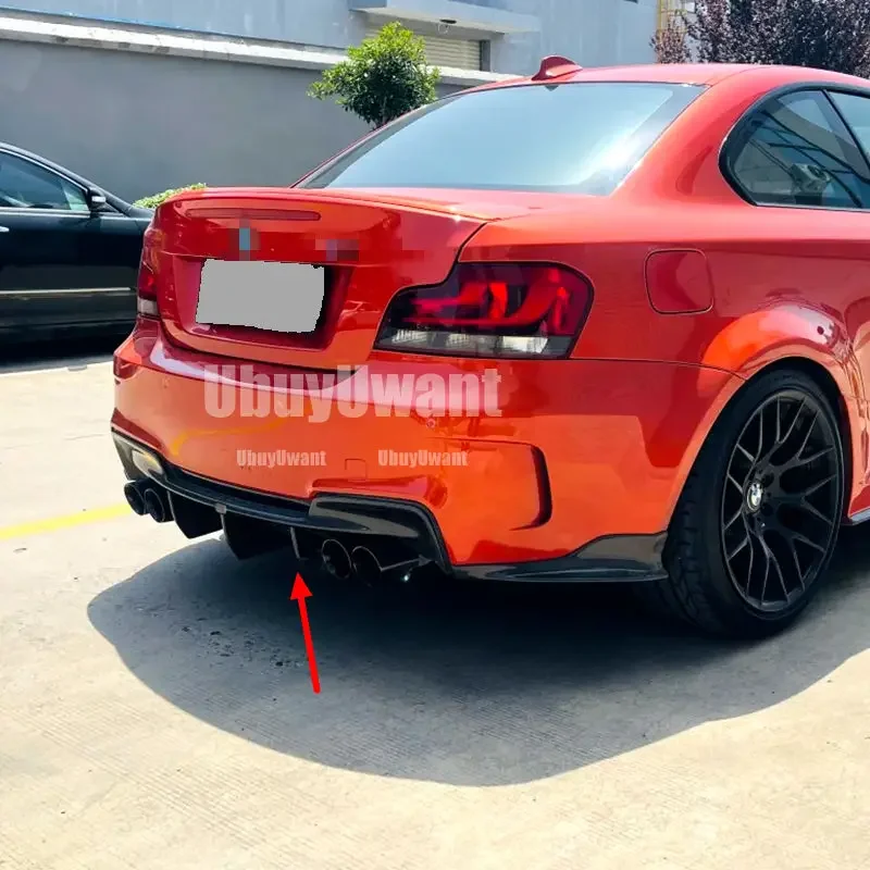 Difusor trasero fibra de carbono real BMW E82 Serie 1 Coupé - imagen 3