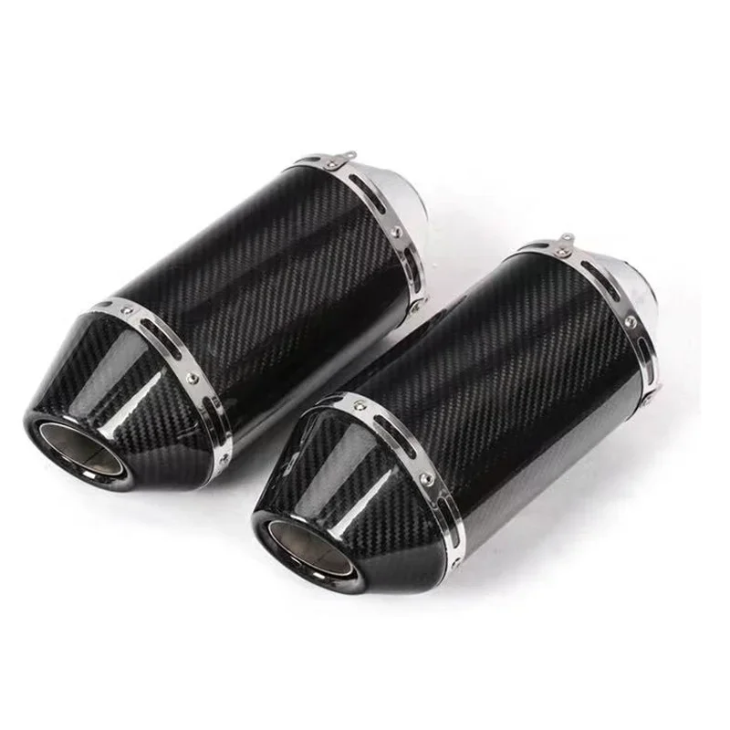 Silenciador de escape M4 de fibra de carbono para KTM Duke 390/1290