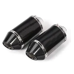 Silenciador de escape M4 de fibra de carbono para KTM Duke 390/1290
