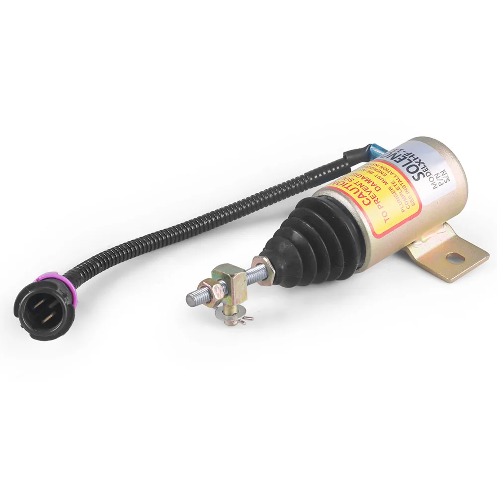 Válvula solenoide de corte de combustible 12 V para motor diésel - imagen 4