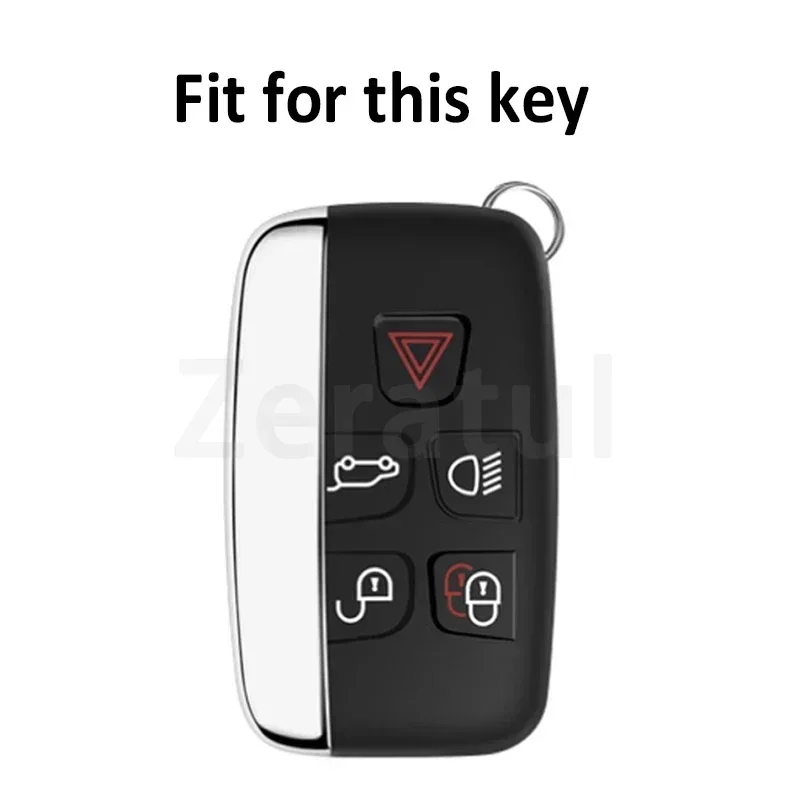 Funda de llave TPU efecto cuero para Land Rover y Jaguar - imagen 2