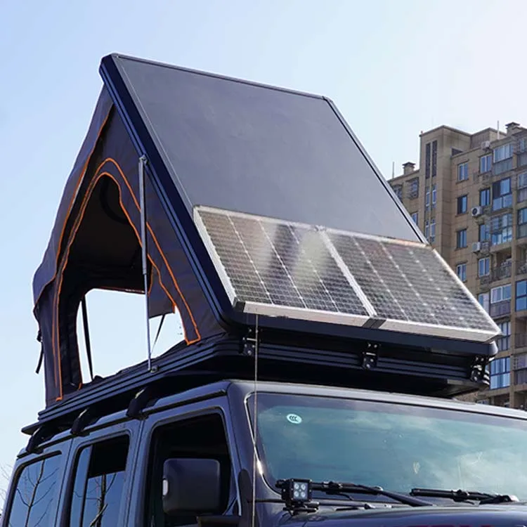 Tienda de campaña portátil Glamping, impermeable, de aluminio, con escalera, para Jeep Car - imagen 5