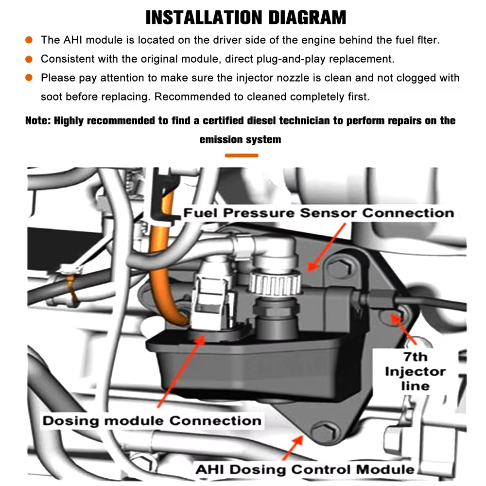 23185531 21534115 21870667 22452551   Módulo de hidrocarbono con Sensor de automóvil, módulo dosificador AHI para camiones Volvo Mack D11 D13 D16 - imagen 3
