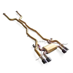 Escape cat-back de titanio con válvulas para BMW M2, M3 y M4