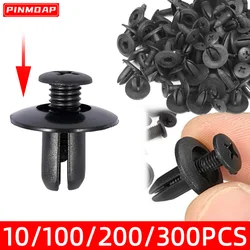 Clip de plástico 8 mm para coche, parachoques y guardabarros