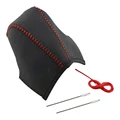 red stitching