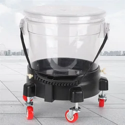 Plato giratorio extraíble 360° para cubo rodante – lavado de coches