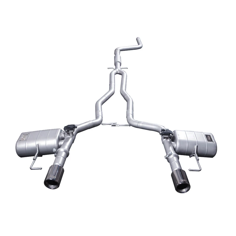 Sistema de escape catback Jaguar XE XF XJL 2.0 acero inoxidable 304