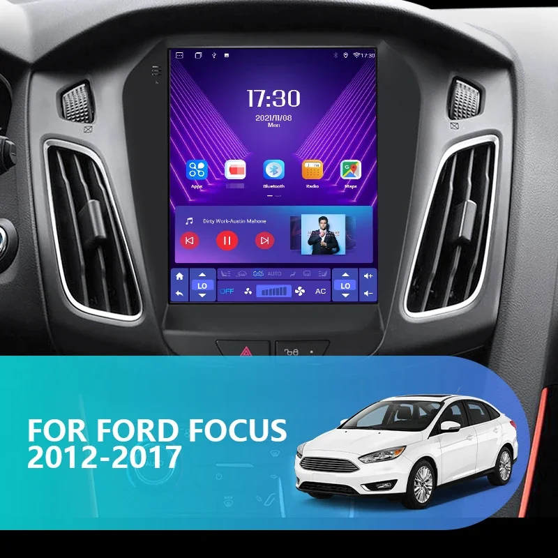 Radio Android 13 2DIN con navegación – Ford Focus Mk3 2011-2017 - imagen 2
