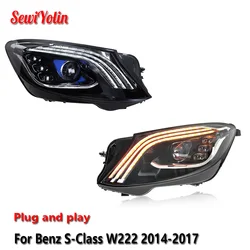 Kit luces LED faros Mercedes Clase S W222 2014-2017 DRL Plug&Play