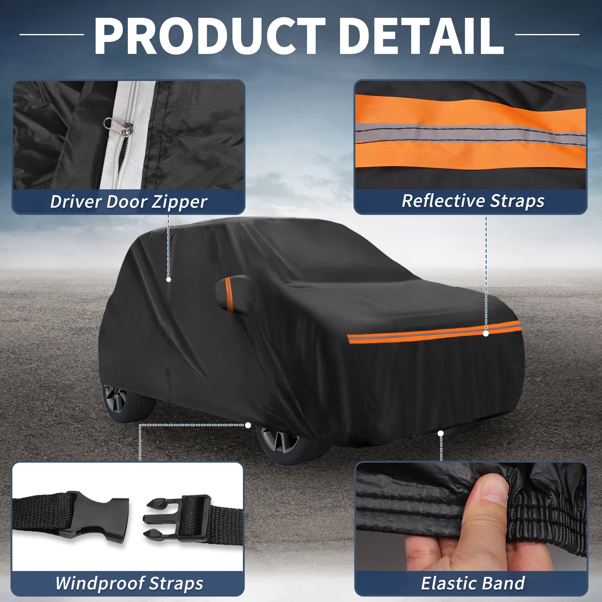 Funda coche Autohaux para Mini Cooper 2013-2024 PEVA con cremallera - imagen 5