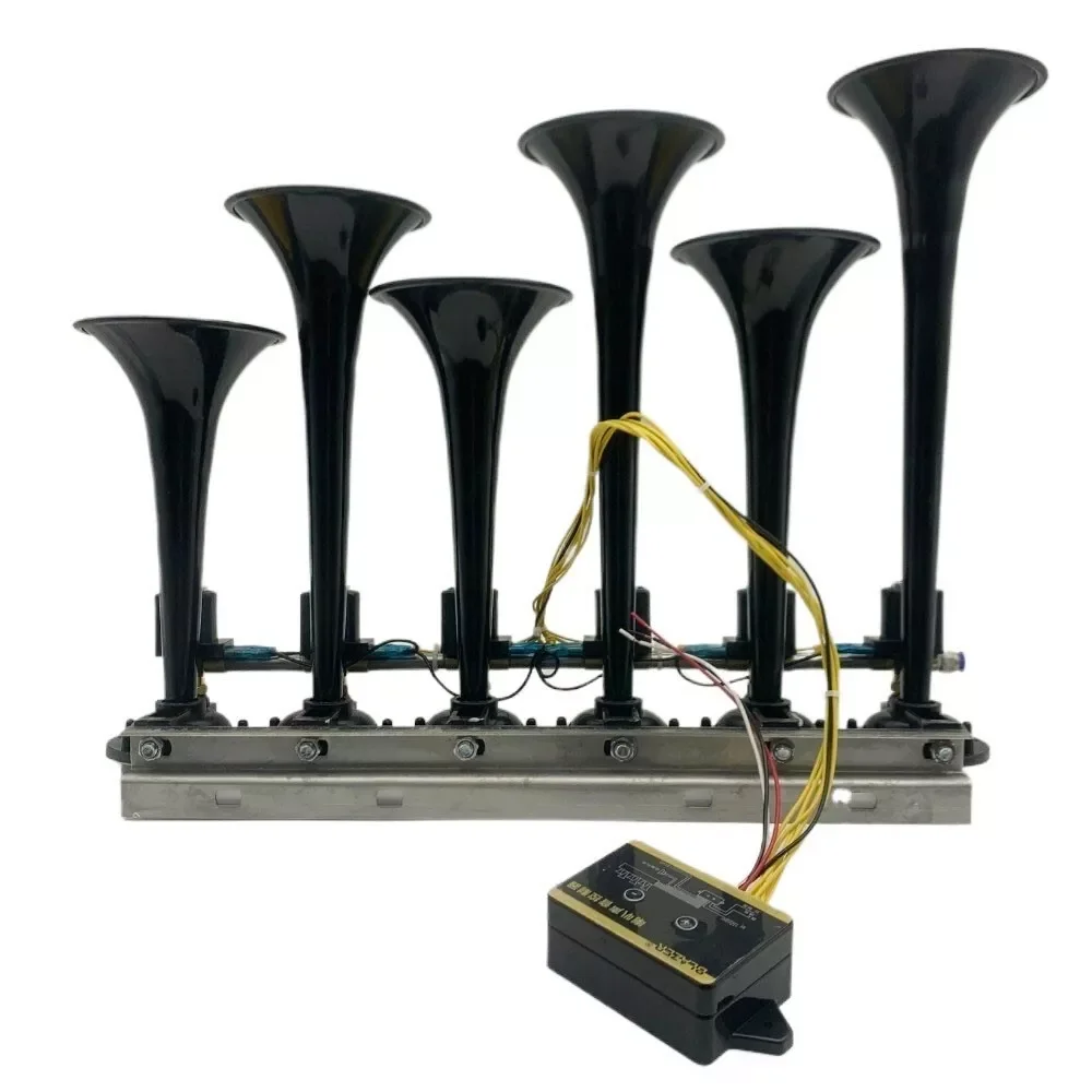 Bocina de aire BASURI 12/24 V para camión – 130 dB - imagen 2