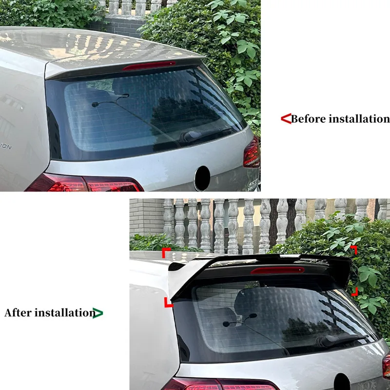 Alerón de techo ABS efecto carbono para Volkswagen Golf 7/7.5 - imagen 3