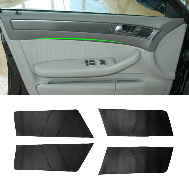 Tapizado de panel de puerta en cuero suave para Audi A6 2004
