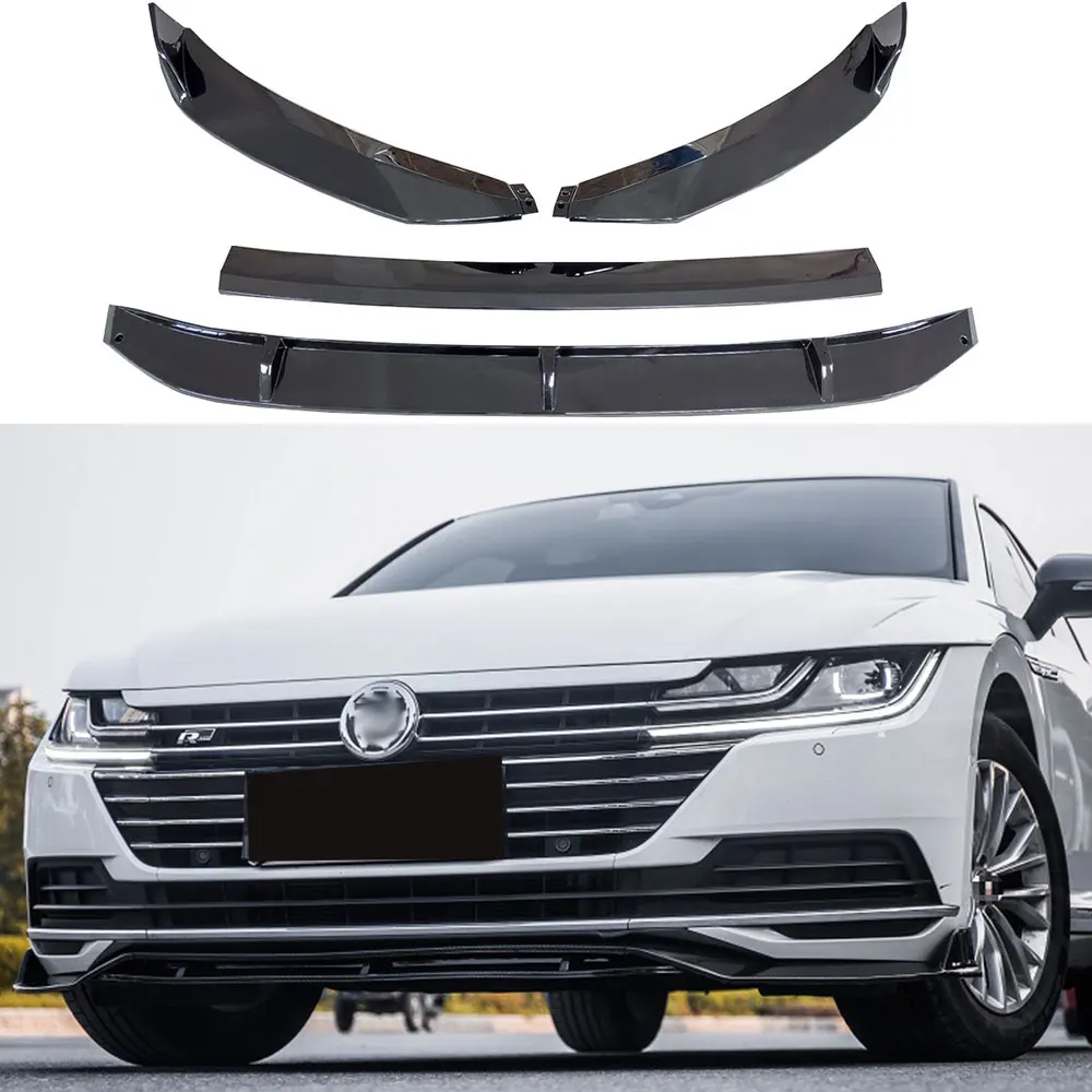 Separador parachoques VW CC 2019-2021 – Splitter frontal negro - imagen 5