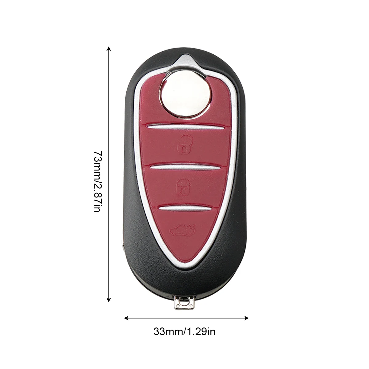 Carcasa de llave plegable de 3 botones para Alfa Romeo MiTo, Giulietta y 159 - imagen 2