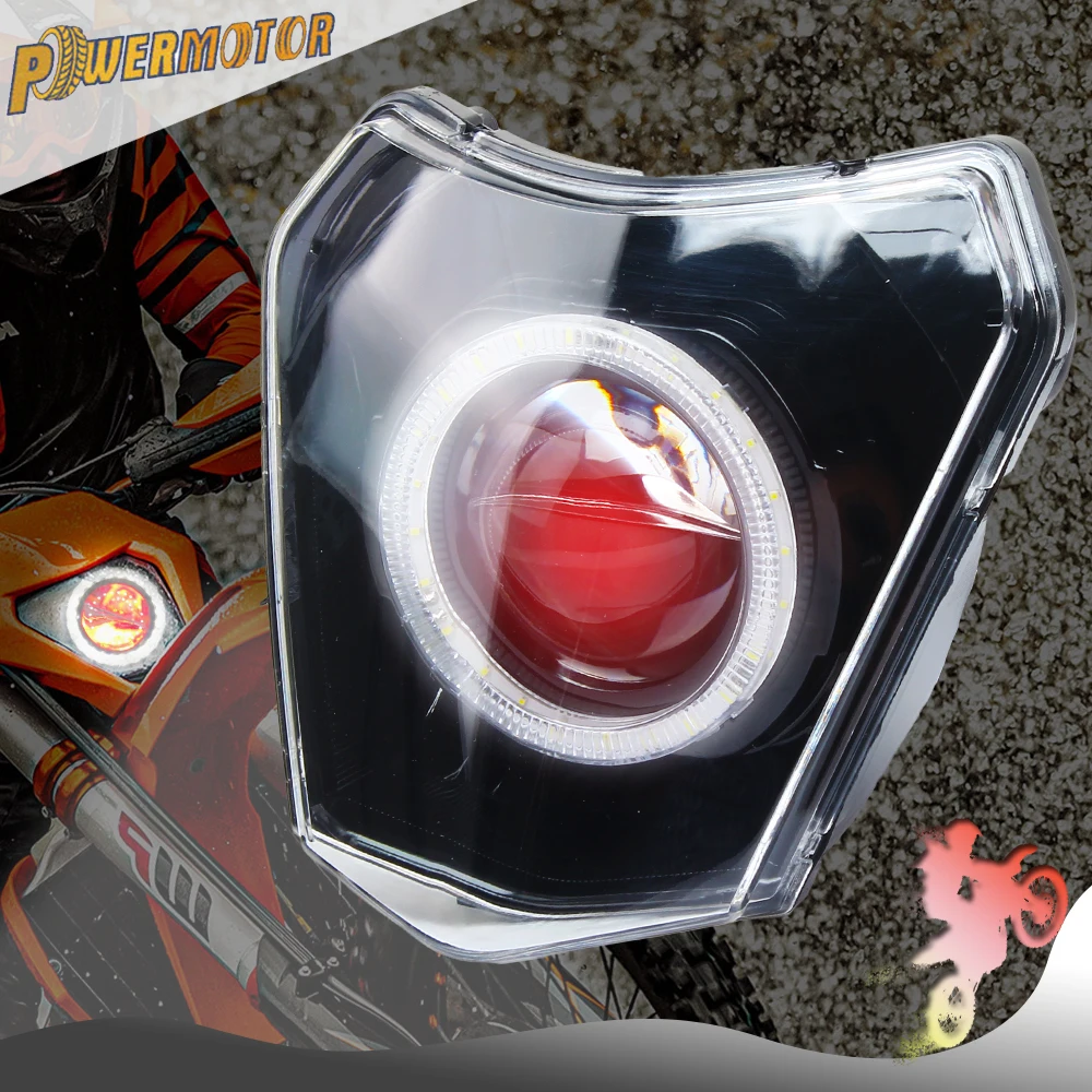 Placa soporte LED faro redondo para KTM EXC SXF – Motocross y Enduro