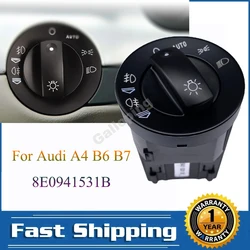 8E0941531B Mando de luces con antinieblas para Audi A4 B6/B7