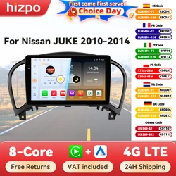Autorradio Hizpo con CarPlay y Android Auto GPS – Nissan Juke YF15 2010-2014