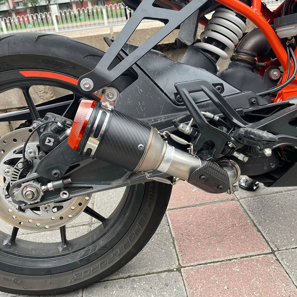 Silenciador del escape fibra de carbono para Z900 Z1000 Ninja400 R6 - imagen 5