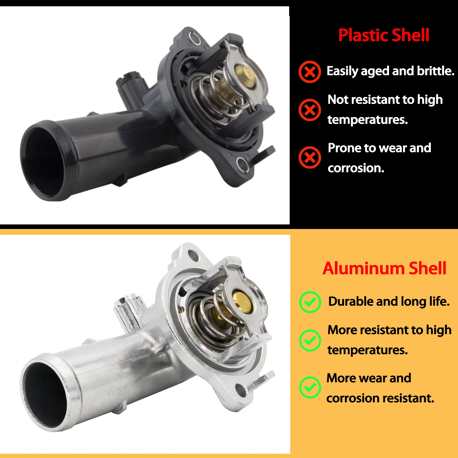5184651AG Carcasa de termostato de aluminio para Jeep 3.6L - imagen 3