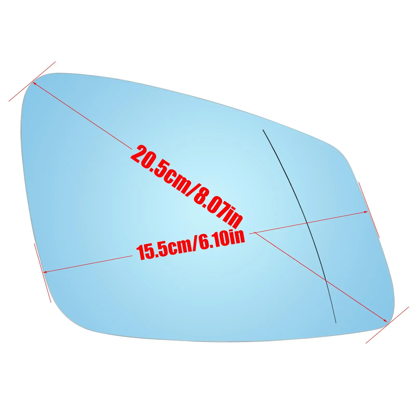 Retrovisor derecho calefactable con cristal azul BMW F10/F20/F30 - imagen 3