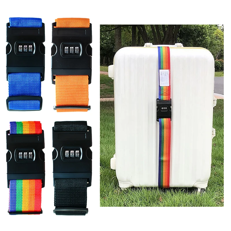 Correas equipaje antirrobo con hebilla contraseña para maletero –Pack 10 Uds - imagen 2