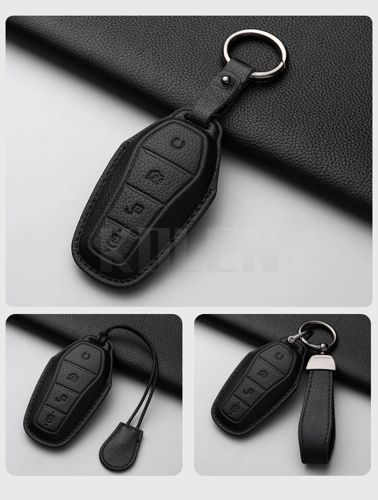 Diseño de la funda de cuero para llave