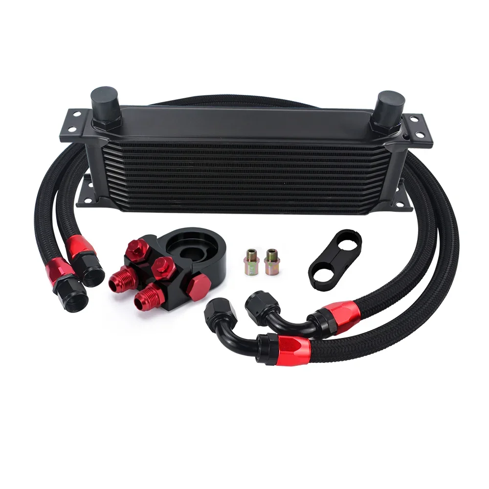 Kit enfriador de aceite universal con adaptador sándwich