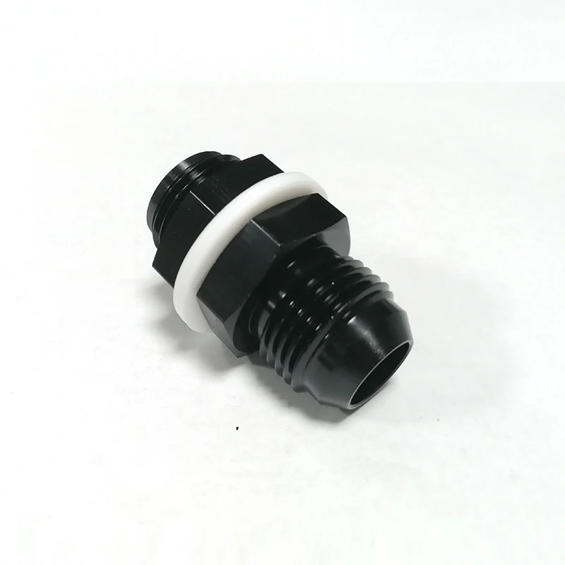 Racor Flare AN10 Aluminio Negro para Línea de Combustible - imagen 4