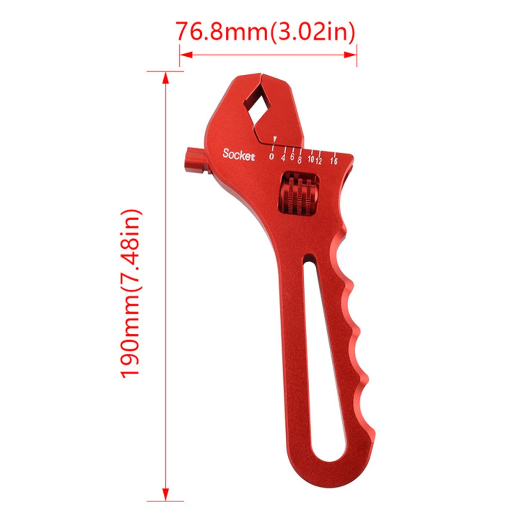 Llave ajustable aluminio para conexión mangueras – Recambio automoción - imagen 3