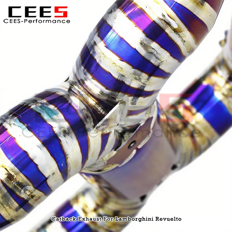 Escape Catback Cees Tuning para Lamborghini Revuelto V12 6.5L - imagen 5
