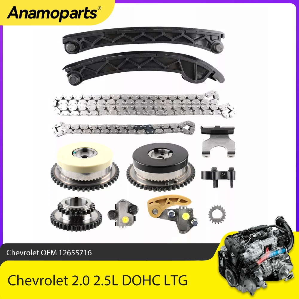 Kit cadena de distribución Chevrolet Malibu Regal 2.0L 2.5L LTG ATS