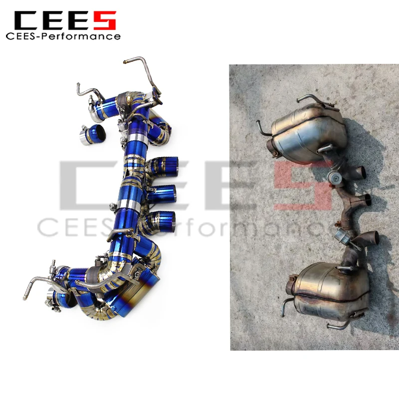 Escape catback para Ferrari 458 Italia con sistema Valvetronic