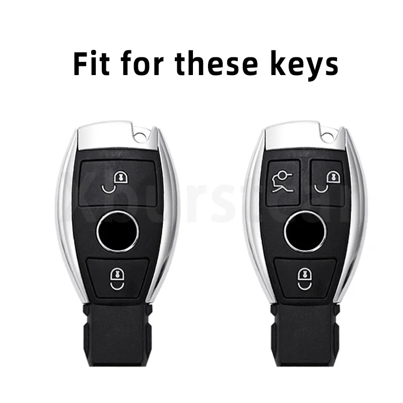 Funda TPU para llave Mercedes-Benz - carcasa compatible A/GLK/GLA - imagen 2