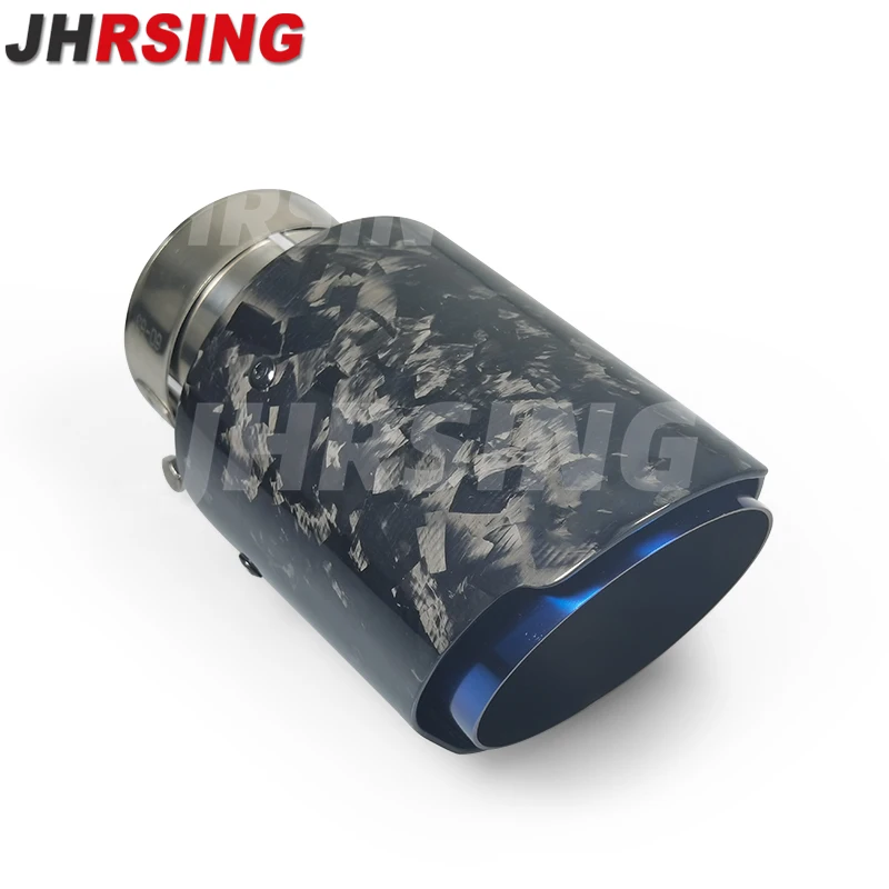 Embellecedor de escape de fibra de carbono forjada para coche - imagen 4